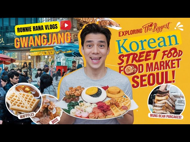 Exploring The Biggest Korean Street Food Market In Seoul!