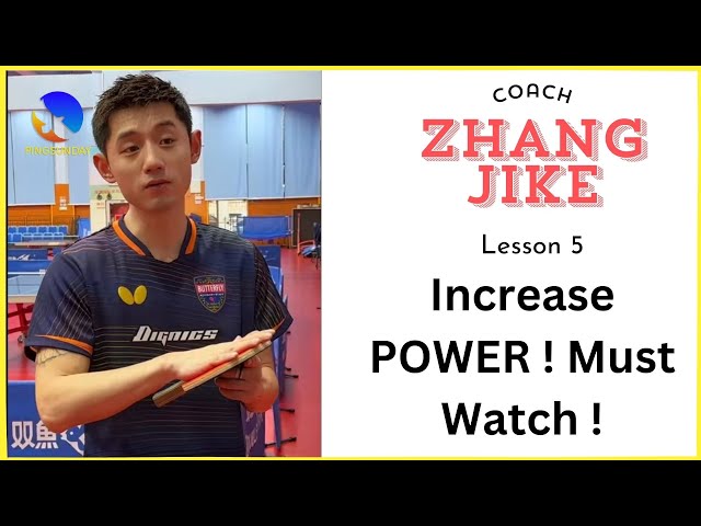 Zhang Jike's Secret to Effortless Power in Table Tennis – A Must-Watch Video!