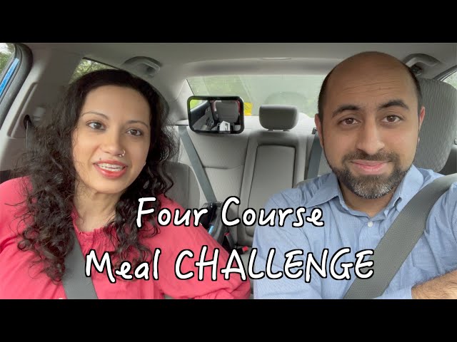 VLOG #144: Four Course Meal CHALLENGE!