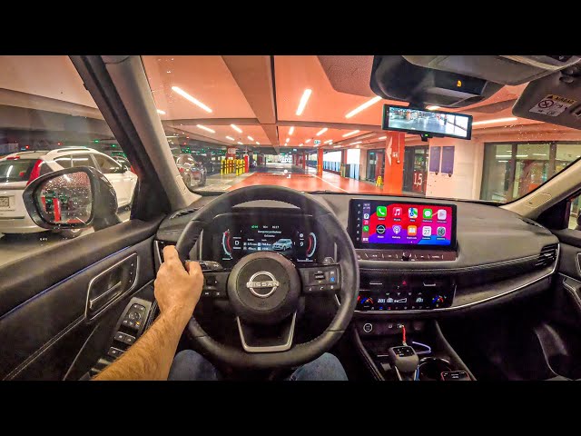 2025 Nissan X-Trail [Rogue] Night (1.5 VC-T MHEV 163 hp) | POV Test Drive  #2268 Joe Black