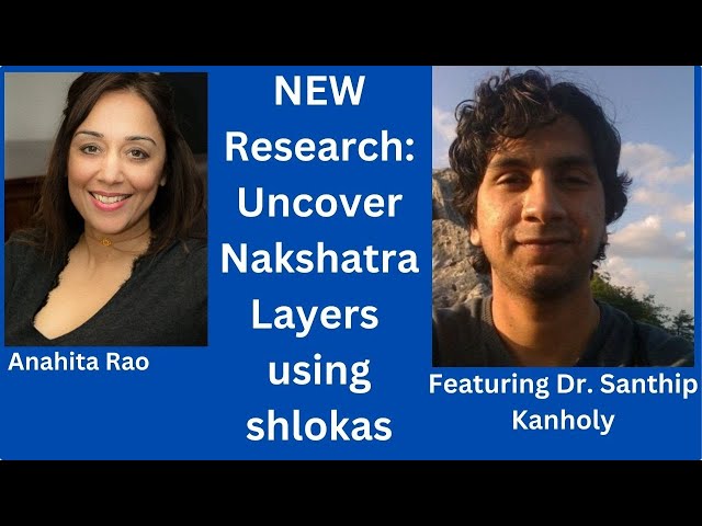 A Fresh Approach to Understanding & Healing Nakshatras w Santhip Kanholy