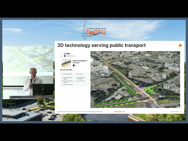 FOSS4GE 2024 | Digital Twins: Metropolitan Cooperation Platform and Underground Network