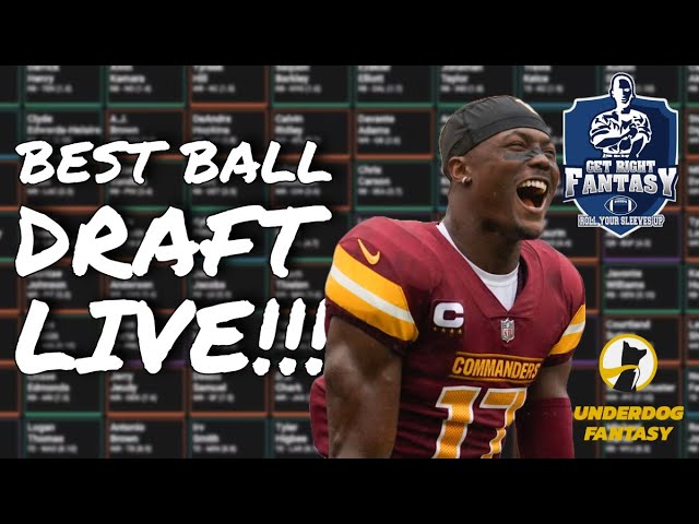 *LIVE* Fantasy Football Draft | Underdog Fantasy $25 Entry Best Ball Mania V $1.5M to 1st!