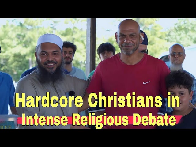 Shaaykh Othman Al Farooq Faces Off With Hardcore Christians in Intense Religious Debate! #dawah