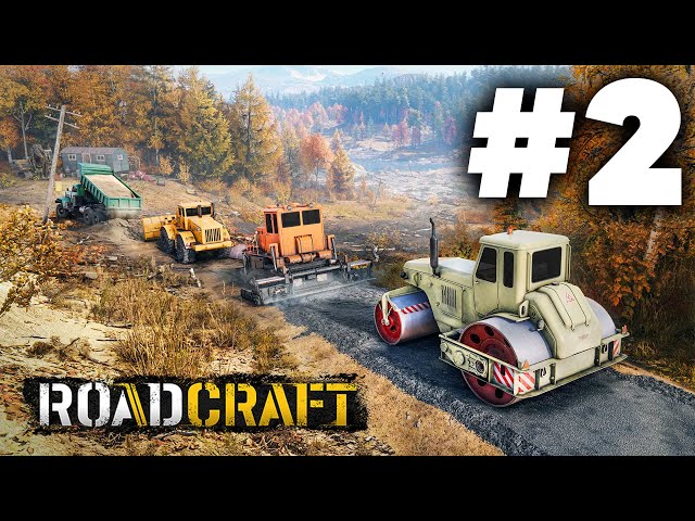 ROADCRAFT Early Gameplay Walkthrough Part 2 - ROAD BUILDING (Demo)