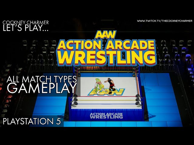 Action Arcade Wrestling: Gameplay All Match Types │PS5│