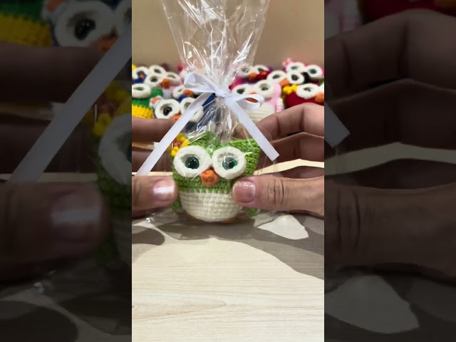 Invasão de corujinha por aqui 🦉#corujas #chaveiropersonalizado #amigurumi #crochet