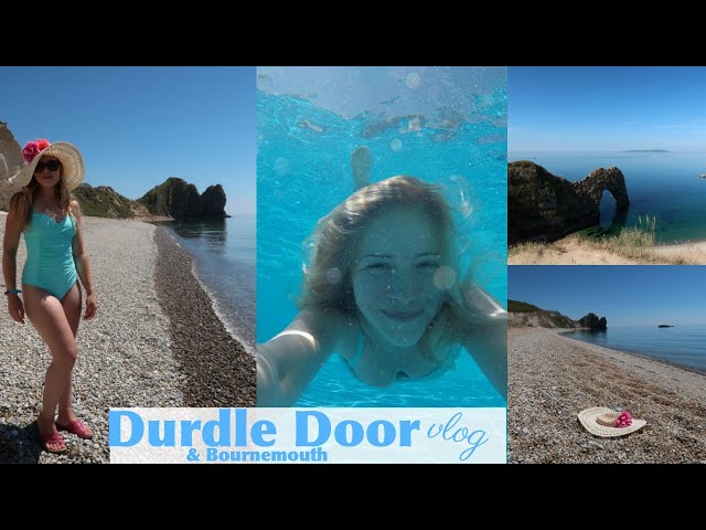 DURDLE DOOR & BOURNEMOUTH VLOG | Swimming In The Sea Durdle Door & Night Away  In Bournemouth 2018