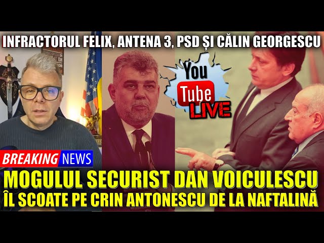 Special live. Antena 3 vs. Călin Georgescu: Interesul lui Felix. Majoritatea hoției. Circul AUR