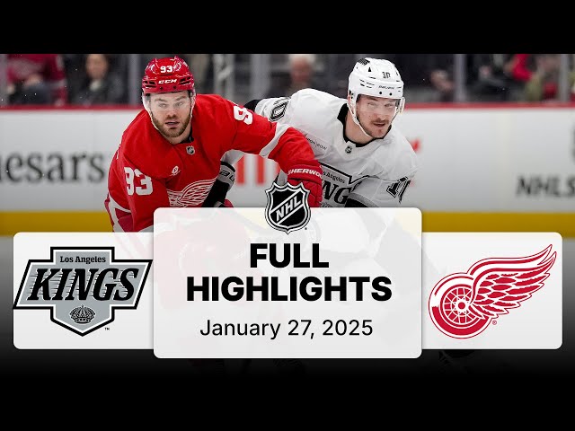 NHL Highlights | Kings vs. Red Wings | January 27, 2025