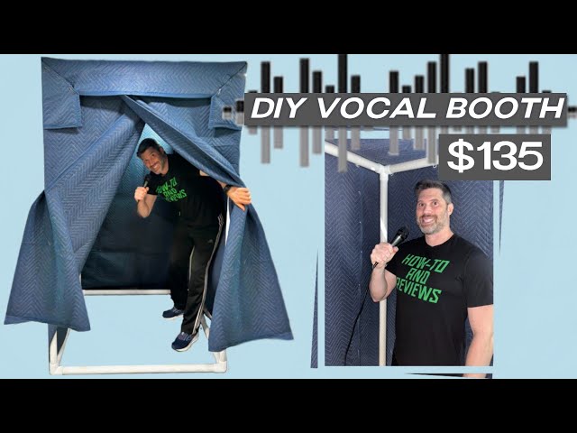 How to Build a Vocal Booth - $135 - COMPLETE GUIDE - EASY DIY Recording Sound Booth