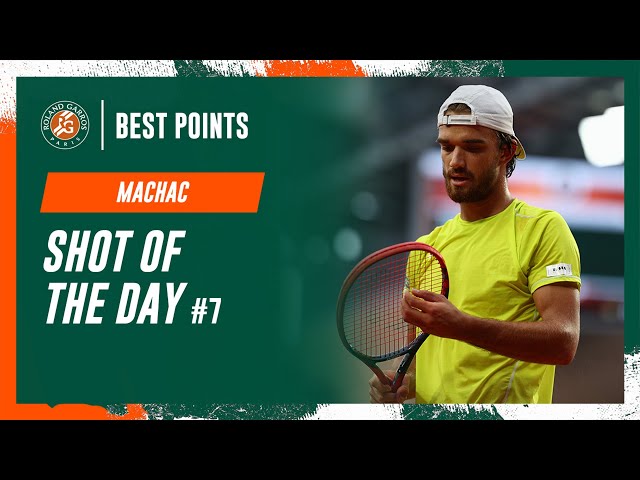 Shot of the day #7 Tomas Machac | Roland-Garros 2024