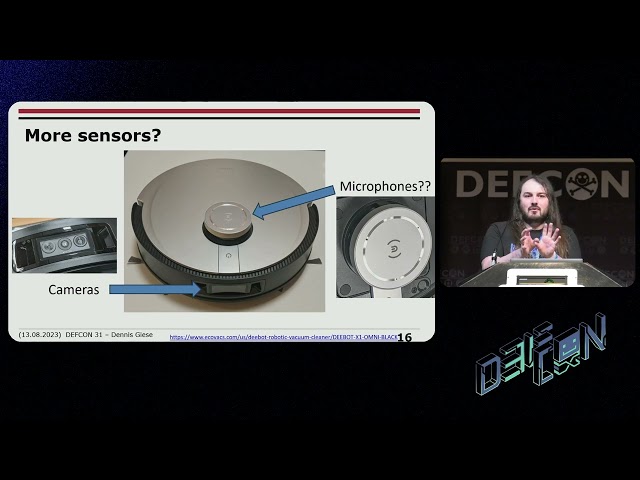 DEF CON 31 - Vacuum Robot Security & Privacy Prevent yr Robot from Sucking Your Data -  Dennis Giese