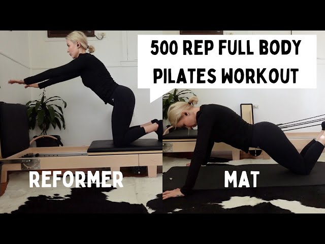 15 minute 500 rep FULL BODY Pilates workout! 🔥 [mat and reformer workouts]