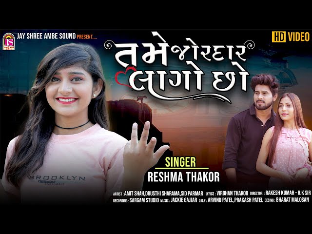 Tame Jordar Lago Cho || Reshma Thakor || Pooja Rai , Amit Shah , Drushati Sharama || Love Song