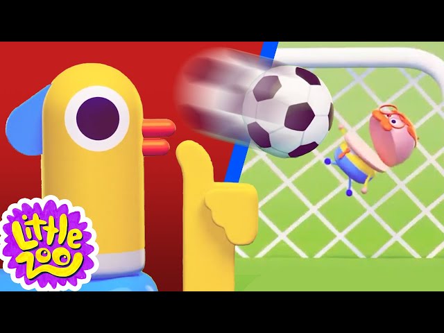 Football | Silly Duck Series 1, Ep 2 | Full Episode | Funny Videos for Kids | @LittleZooTV