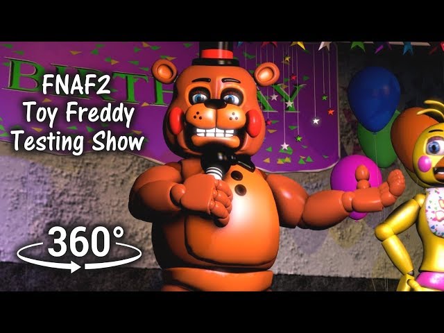 360°| Toy Freddy testing show 1987 [FNAF/SFM] (VR Compatible)