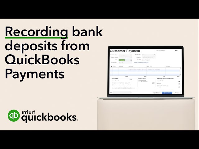 How to record bank deposits from QuickBooks Payments in QuickBooks Desktop