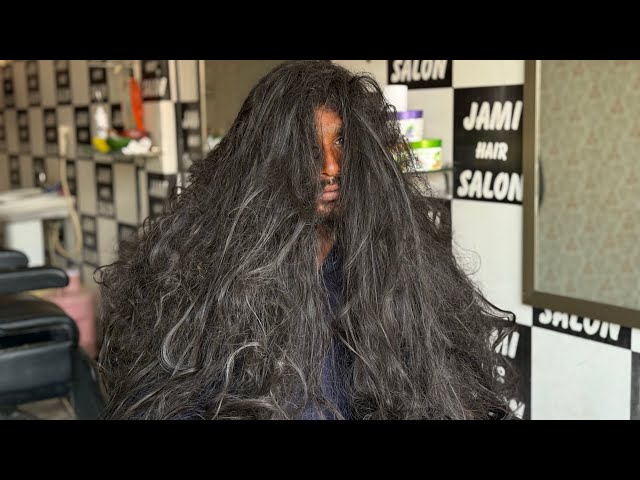 10 YEARS INSANE HAIR | Homeless to Incredible Man Makeover | inspiring Before & After