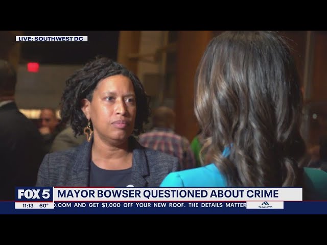 DC Mayor Muriel Bowser speaks on crime in the District | FOX 5 DC