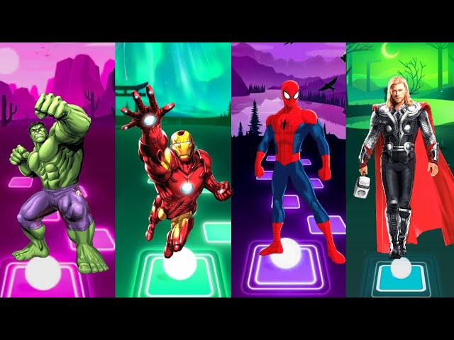 Marvel Venom Cartoon 🆚 Ironman 🆚 Spiderman 🆚 Hulk💥💫 Who Is Stronger 💪⁉️