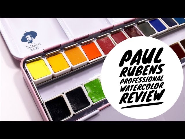 Paul Ruben's Professional 24 Watercolor Set Review