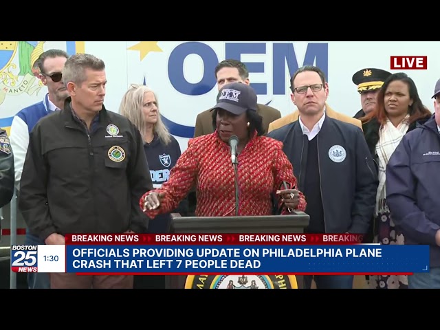 WATCH LIVE: Officials providing update on Philadelphia plane crash that left 7 people dead.