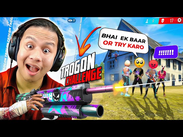 बेकार or Best ?? Trogon Only in Solo Vs Squad for Win 🫣 Tonde Gamer - Free Fire Max