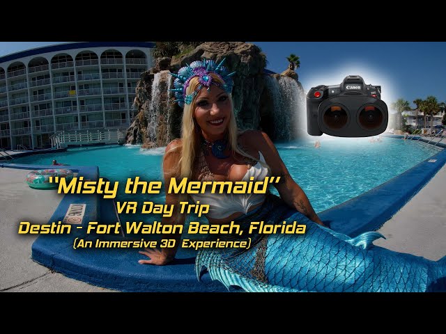 Misty the Mermaid" - A VR Day Trip (8K 3D VR180)