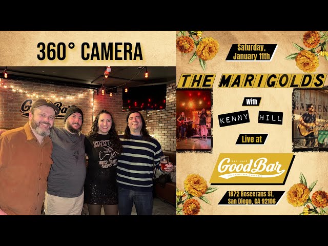 The @MarigoldsBand Live at Good Bar - January 11th, 2025 [360° Camera]