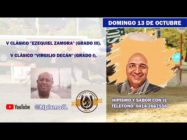 Hipismo y Sabor con JL, va con todo este domingo en la Rinconada, a ganar el 5 y 6