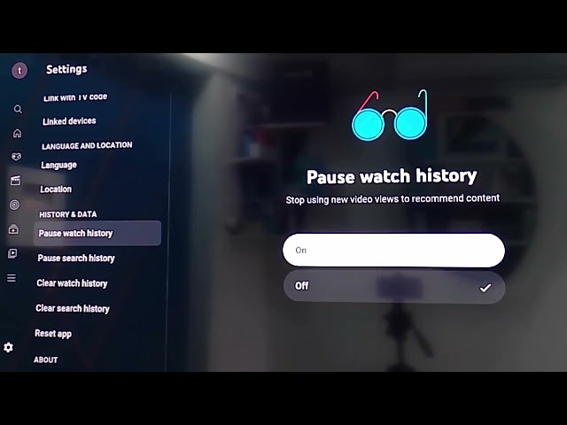 How To Pause YouTube Watch History And Search History In Smart TV