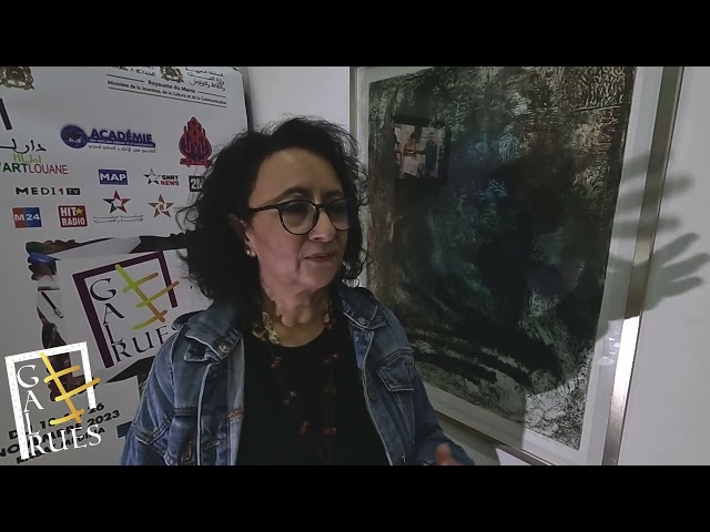 Témoignage de l'artiste peintre Sanaa sarghini Aida ( invité Gal’Rue )