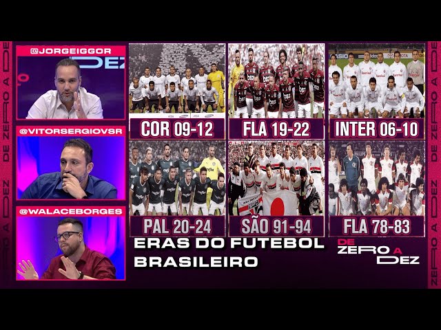 QUAL FOI A MAIOR ERA DO FUTEBOL BRASILEIRO? | DE ZERO A DEZ