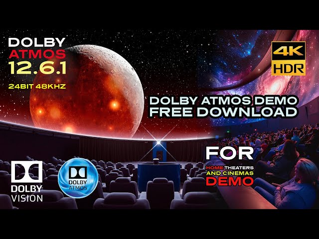 DOLBY ATMOS "Sound FX for Theaters - 12.1.6" - TEST YOUR SYSTEM | FREE DOWNLOAD [4KHDR] DV