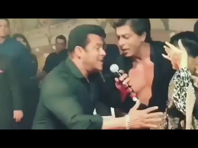 SALMAN KHAN SHAH RUKH KHAN DANCING MADLY AT SONAM KAPOOR'S RECEPTION