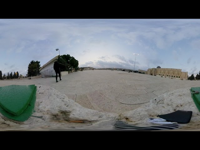 Timelapse of dawn at Al-Aqsa 360