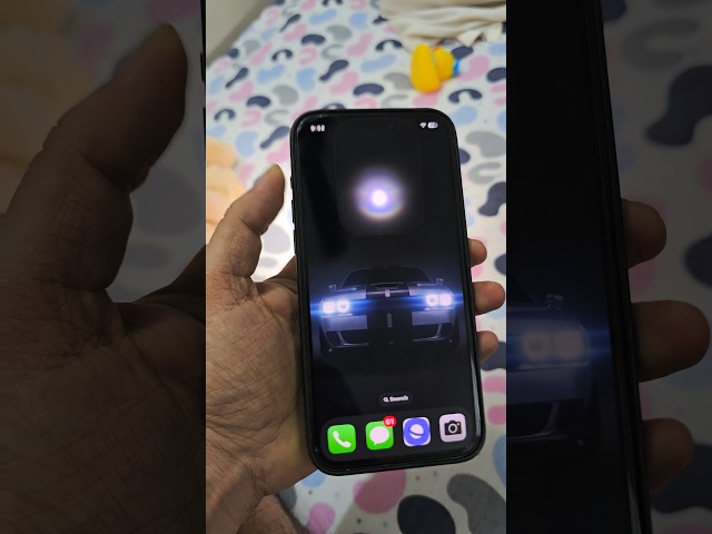 Ios 18 flash light animation 🔦✨ #Apple #iOS18 #Flashlight