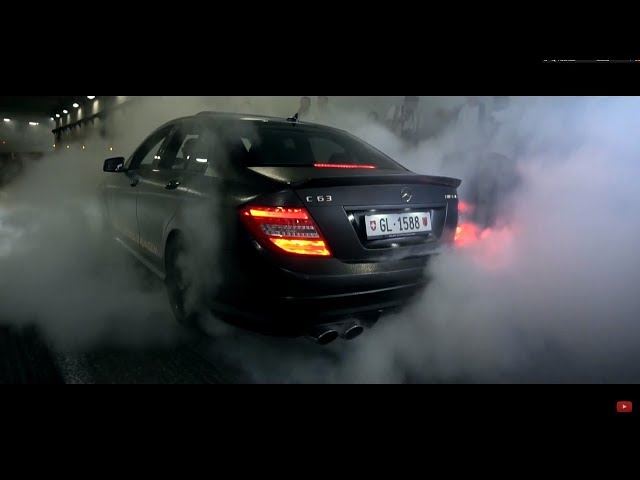 [CAR P*RN] Thug Drivers BURNOUTS in a TUNNEL !!  //BMW M and C63´s  | Monaco 2017