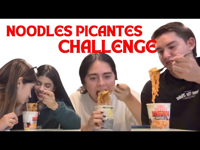 NOODLES PICANTES CHALLENGE (se me salen los mocos 2 veces)