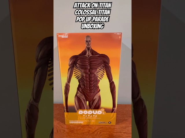 Attack on Titan Colossal Titan Anime Figure Unboxing