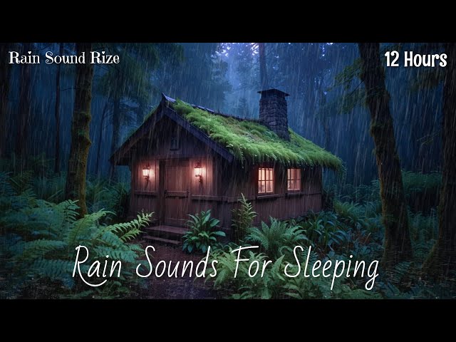 Rain And Thunder for Instant Sleep & Stress Relief | Rain Sounds For Sleeping - ASMR