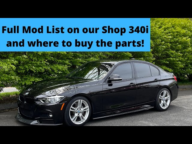 Mod List - Carbon Bits on the 340i & More