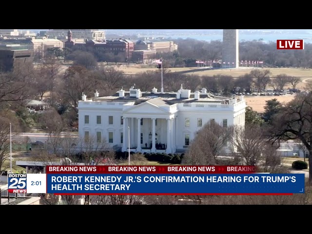 WATCH LIVE: Robert Kennedy Jr. confirmation hearing for health secretary.