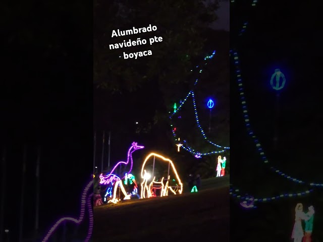 Alumbrado navideño pte boyaca