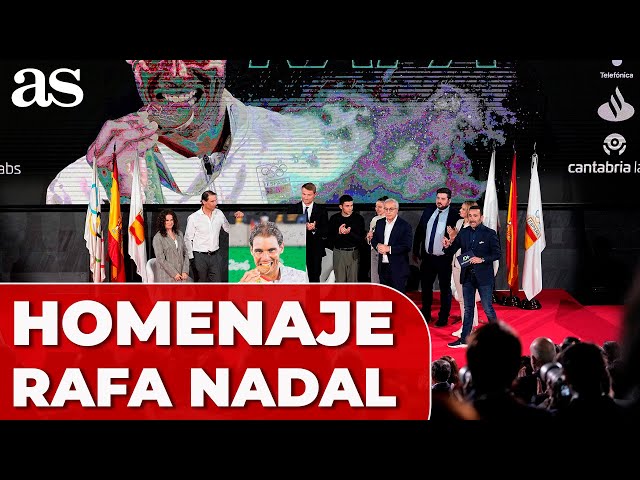 HOMENAJE completo a RAFA NADAL: RECONOCMIENTO del COE al EXTENISTA BALEAR tras su RETIRADA