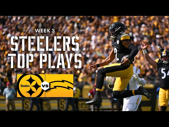 Steelers Top Plays From 20-10 Win vs. Chargers in Week 3 | Pittsburgh Steelers