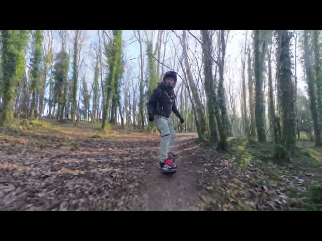 Onewheel pint S Trail riding -3 degrees