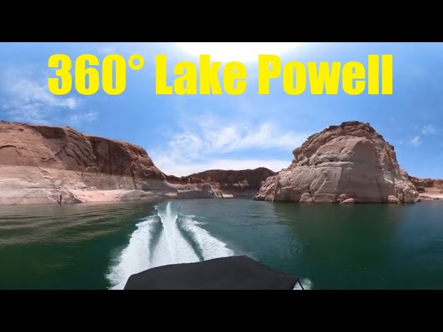 360° VR: Beauty of Lake Powell. Amazing views cruising through a slot canyon. #VR #360vr