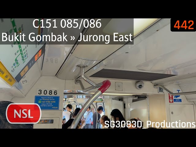 [SMRT][Peak Hour Crowd] KHI C151 [085/086] - NS3 Bukit Gombak » NS1 Jurong East (NSL)